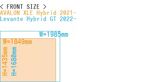 #AVALON XLE Hybrid 2021- + Levante Hybrid GT 2022-